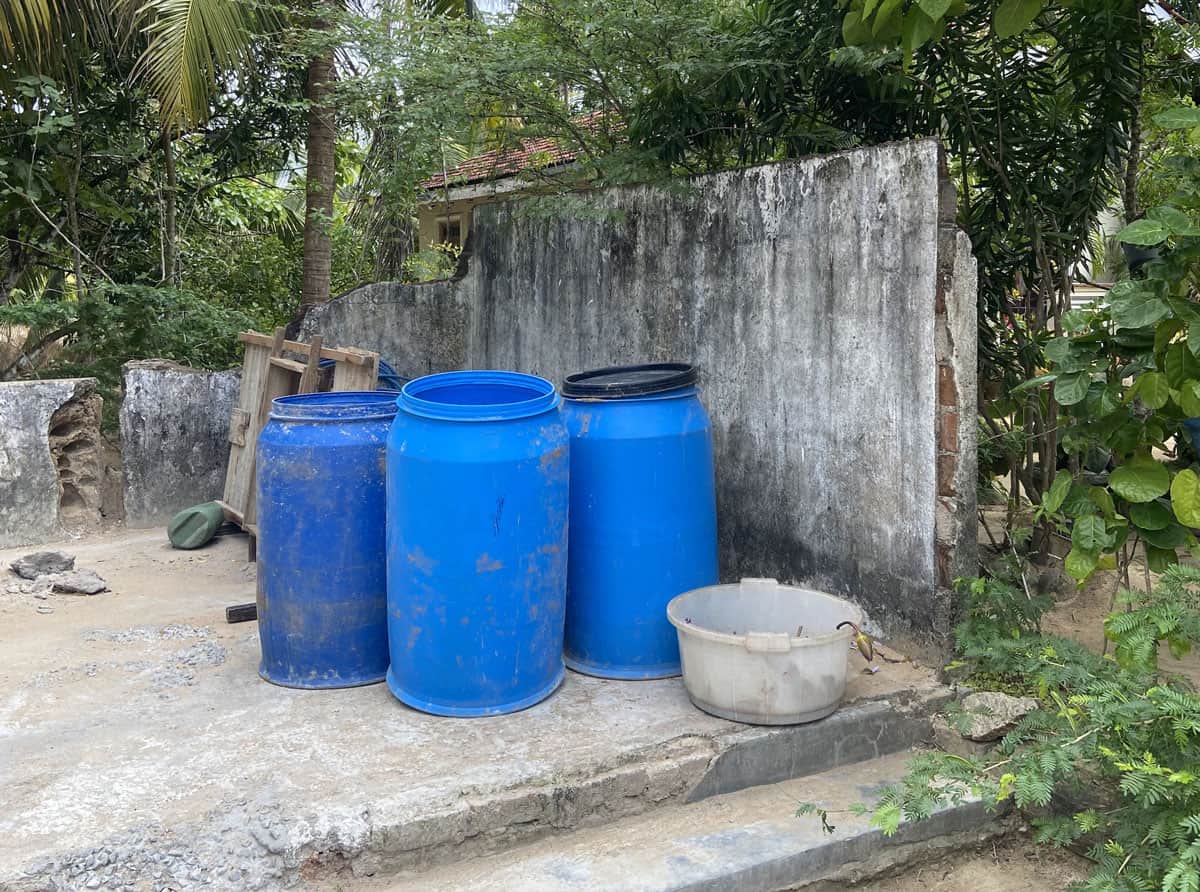 Sri Lanka - les ruines du centre de développement de l'enfant de Compassion après l'attentat